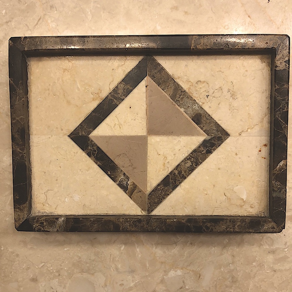 Travertine Soap Dish